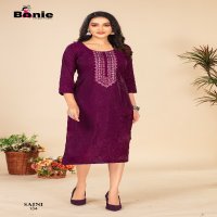 Bonie Sajni Wholesale Fancy Fabrics Long Kurtis