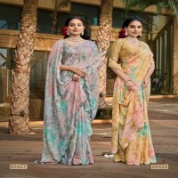 Saumya Urvashi Wholesale Chiffon Brasso Ethnic Sarees