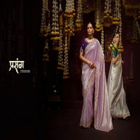 prasang 341-351 by kimora banarasi kanjivaram wedding wear saree