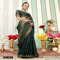 Vallabhi Chhaya Wholesale Moss Georgette Fabrics Sarees