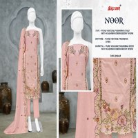 Bipson Noor D.no 2934 Wholesale Viscose Pashmina With Embroidery Work Winter Dress Material