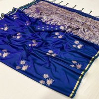 Rajtex Kanthkala Pichwai Wholesale Pure Satin Handloom Ethnic Sarees