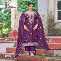 Bhavi Status Vol-3 Wholesale Reyon With Work Top With Pant And Dupatta