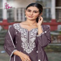 Bhavi Status Vol-3 Wholesale Reyon With Work Top With Pant And Dupatta