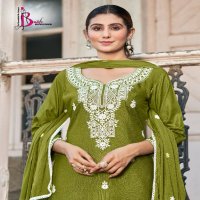 Bhavi Status Vol-3 Wholesale Reyon With Work Top With Pant And Dupatta