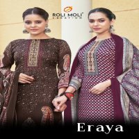 Roli Moli Eraya Wholesale Pashmina Fabrics Winter Salwar Suits