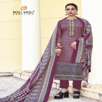 Roli Moli Eraya Wholesale Pashmina Fabrics Winter Salwar Suits