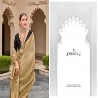 joh rivaaj jarokha exclusive soft silk saree with lucknowi work blouse