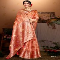 Saroj Albeli Tissue Vol-5 Wholesale Fancy Organza With Swaroski Work Sarees