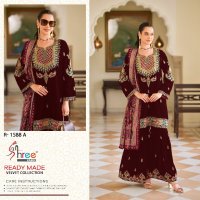 Shree Fabs R-1588 Wholesale Readymade Velvet Indian Pakistani Salwar Suits