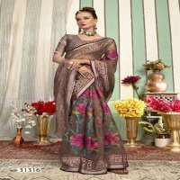 Vallabhi Dharmishtha Wholesale Floral Print Ethnic Sarees