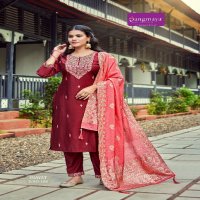 Rangmaya Inayat Wholesale Vertican With Inner Kurtis With Pant And Dupatta