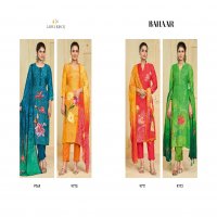 Label Khoj Bahaar Wholesale Pure Muslin With Top With Pant And Dupatta