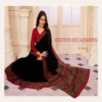 Sushma Gala Festival Wholesale Printed Crepe Sarees