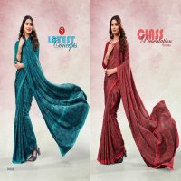 Sushma Silky Styles Wholesale Printed Crepe Sarees