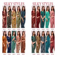 Sushma Silky Styles Wholesale Printed Crepe Sarees