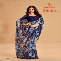 simba vol 4 by kashvi creation unique style print georgette saree