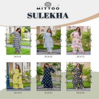 sulekha by mittoo unique style print rayon readymade kurti with pant