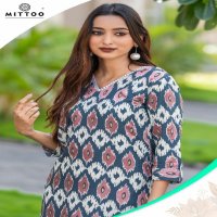 sulekha by mittoo unique style print rayon readymade kurti with pant
