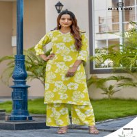 sulekha by mittoo unique style print rayon readymade kurti with pant