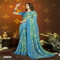 Vallabhi Vilokita Vol-4 Wholesale Abstract Print Georgette Fabrics Sarees