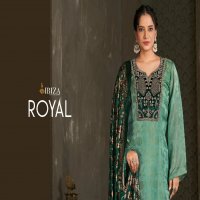 Ibiza Royal Wholesale Pure Morroco Silk With Velvet Winter Salwar Suits