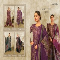 Glossy Simar Awaari Wholesale Pure Viscose Pashmina With Embroidery Work Winter Suits