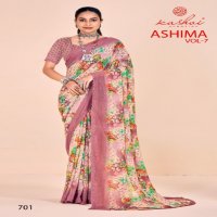 Kashvi Ashima Vol-7 Wholesale Weightless Fabrics Sarees