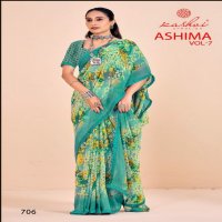 Kashvi Ashima Vol-7 Wholesale Weightless Fabrics Sarees