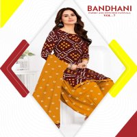 Ganpati Bandhani Vol-7 Wholesale Pure Cotton Printed Fabrics Dress Material