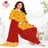 Ganpati Bandhani Vol-7 Wholesale Pure Cotton Printed Fabrics Dress Material