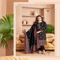 pushpa vol 9 by suryajyoti modal discharge print unstitch suits