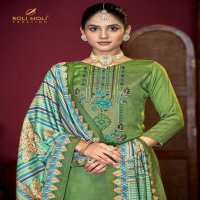 roli moli creation bahira pashmina embroidery winter wear suits