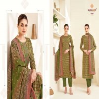 suryajyoti kalki vol 19 emboidery jam satin print ladies suits