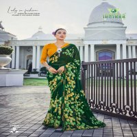 sanskar tex prints malaika embroidery work georgette saree