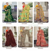 sanskar tex prints malaika embroidery work georgette saree
