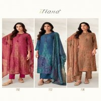 Itrana By Sahiba Prachi Wholesale Muslin Silk With Handwork Salwar Suits