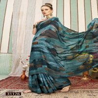 Vallabhi Ivaanka Vol-5 Wholesale Georgette Fabrics Abstract Print Sarees