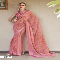 Vallabhi Gaura Vol-2 Wholesale Georgette With Swaroski Work Sarees