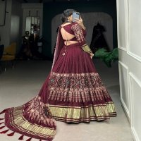 LNB 1644 Wholesale Gaji Silk perfection Lehengas