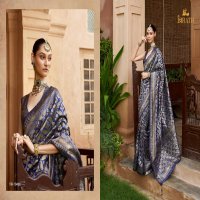 trirath gatha 10463-10470 viscose silk designer saree with blouse