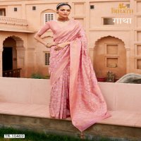 trirath gatha 10463-10470 viscose silk designer saree with blouse