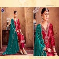 Kala Fashion Sajani Wholesale Viscose Makmali Velvet With Work Winter Salwar Suits