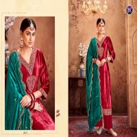 Kala Fashion Sajani Wholesale Viscose Makmali Velvet With Work Winter Salwar Suits