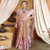 Vallabhi Devyosha Vol-3 Wholesale Brasso With Floral Print Sarees