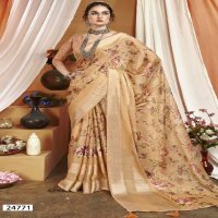 Vallabhi Devyosha Vol-3 Wholesale Brasso With Floral Print Sarees