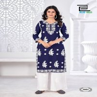 Blue Hills Victoria Vol-5 Wholesale 14 Kg Reyon With Work And Plazzo