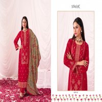 Glossy Simar Zayfa Wholesale Pure Viscose Pashmina Winter Dress Material