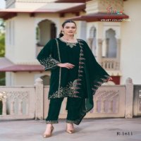 Shree Fabs R-1611 Wholesale Velvet Readymade Indian Pakistani Salwar Suits