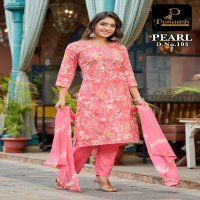 Panaash Pearl Wholesale Chiffon Dupatta Dress Material